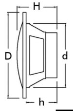Ηχεία διπλού κώνου 6.5" - 2x120W - Λευκό - Image 2