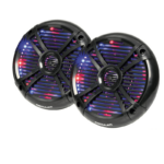 Ηχεία δυο δρόμων με προγραμματιζόμενα πολυχρωματικά LED RGB 6,5" - Μαύρο