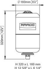 MARCO AT2 Δεξαμενή συσσωρευτή 5l, λευκό - Image 2