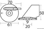 Ανόδιο Suzuki - Evinrude – Johnson 40-85hp –55125-95500 - Image 2