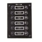 Ηλεκτρικός Πίνακας 6 Διακοπτών με κάλυμμα