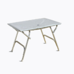 Πτυσσόμενο Τραπέζι σκάφους M200 από αλουμίνιο και μελαμίνη 44 x 88 x 61cm - Image 2
