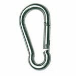 Καραμπίνερ από ανοξείδωτο ατσάλι AISI 316 με στίλβωση καθρέφτη