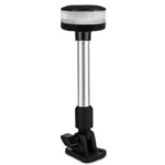 Φανός περίβλεπτος λευκός led 9"