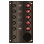 Ηλεκτρικός Πίνακας 5 Διακοπτών με Φις Αναπτήρα