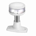 Φανός περίβλεπτος λευκός led 4"