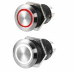 Διακόπτης FLAT S.S. (ON)-OFF (προσωρινό) 12V