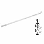 Τηλεσκοπικός Γάντζος Αλουμινίου 100/200cm- Λευκό