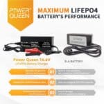 Φορτιστής Μπαταρίας Λιθίου Power Queen 14,6V 20A LiFePO4 - Heavy Duty - Image 6
