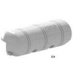 Φουσκωτό Μπαλόνι Προβλήτας 220×640 - 3/4 Λευκό