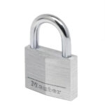 Λουκέτο μπρούτζινο επινικελωμένο με λαιμό Inox 30mm