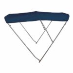 Τέντα INOX 3 Τόξων Μπλέ Π185 x Μ200 x Υ140