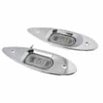 Φανός Σετ INOX LED 44x84mm