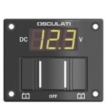 Ψηφιακό Πάνελ-τεστ για 2 μπαταρίες με διακόπτη για λειτουργία