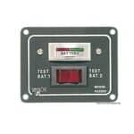 Πάνελ-τεστ για 2 μπαταρίες με διακόπτη για λειτουργία