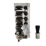 Ηλεκτρικός πίνακας 5 Διακοπτών +1 πρίζα ρεύματος/αναπτήρας - Image 2