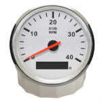 Στροφόμετρο  Diesel 4000RPM White SS